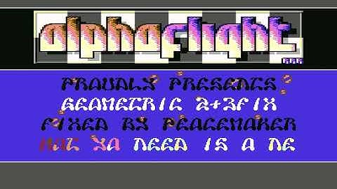 (AFL) Alpha Flight 1970 Intro 029 ! Commodore 64 (C64)