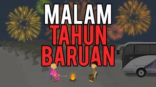 Malam Tahun Baru 2019 | Animasi Kocak Kartun Lucu | Warganet Life