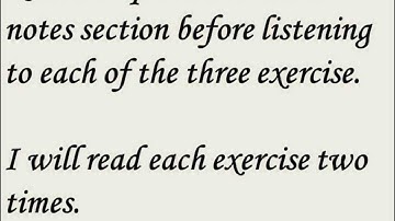 ESL Short Listening Comprehension Exercise, by Damien Zellers
