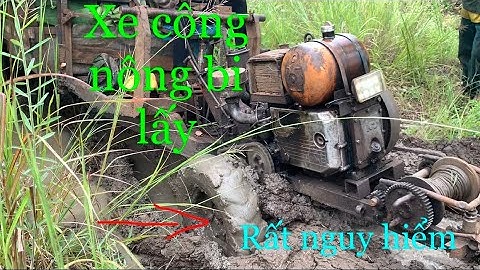 Xe công nông 1 câu lai tiếp tục chờ chuối đi găp đường bi lấy keo tơi rất nguy hiểm và cái kết