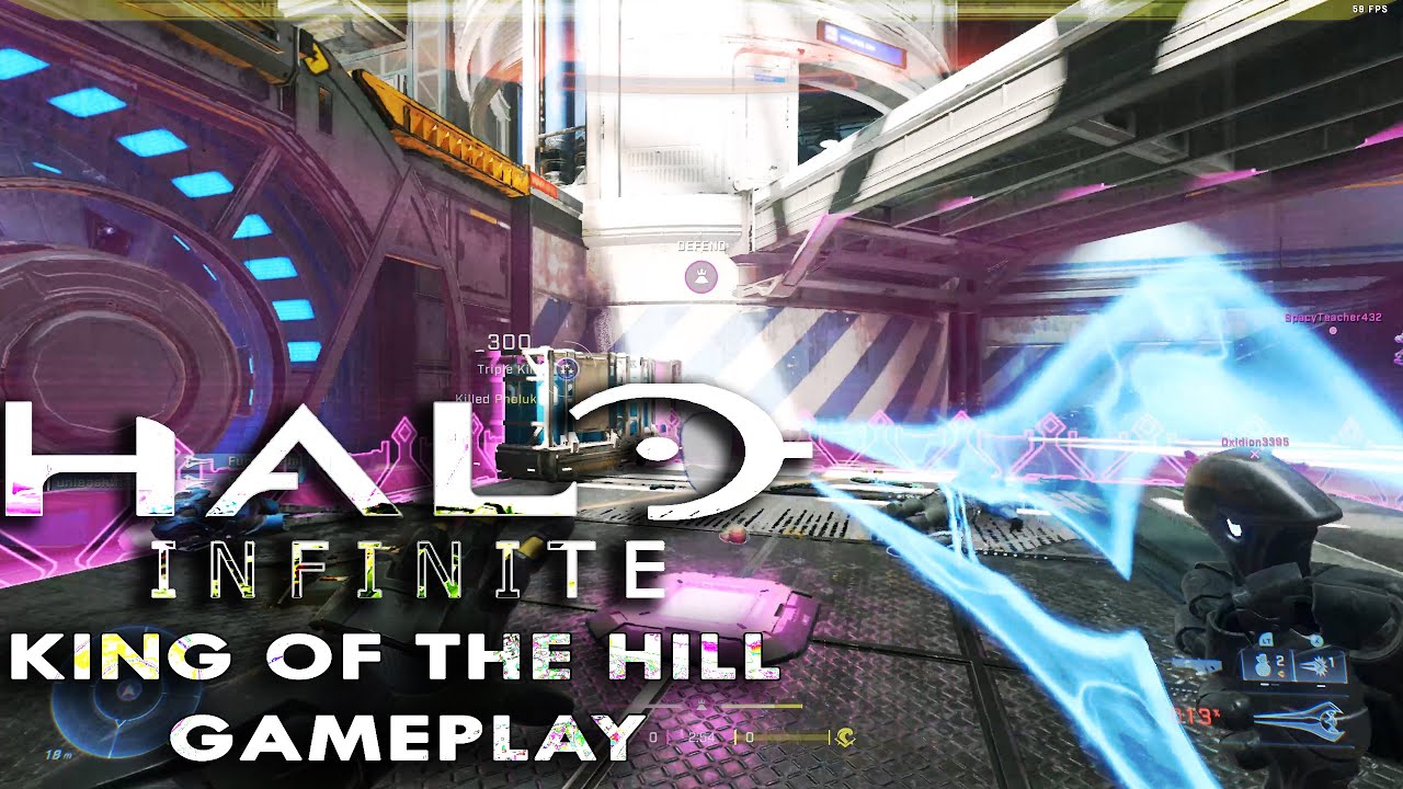 HALO INFINITE KING OF THE HILL Gameplay (No Commentary)│ HALO INFINITE ...