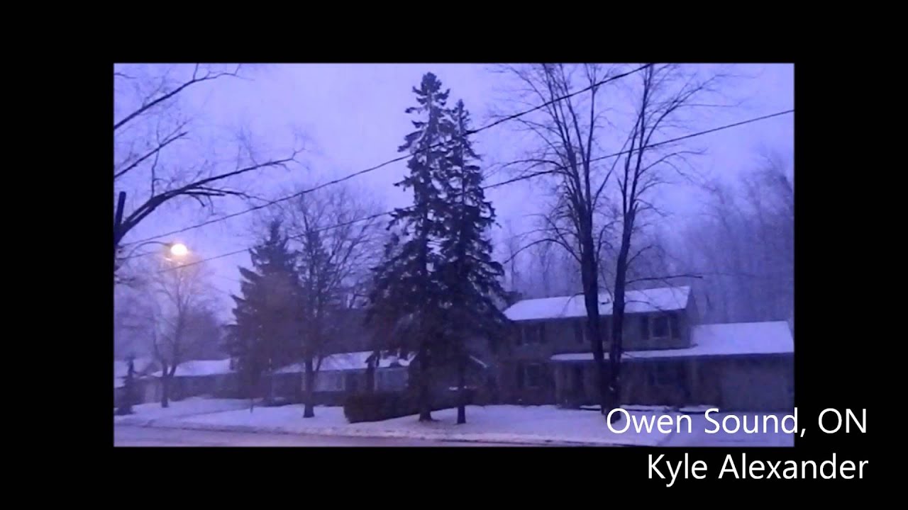 storm radar Thundersnow in southern Ontario, January 20, 2013