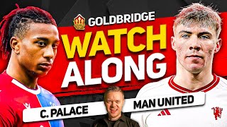 CRYSTAL PALACE vs MANCHESTER UNITED Live with MARK GOLDBRIDGE image