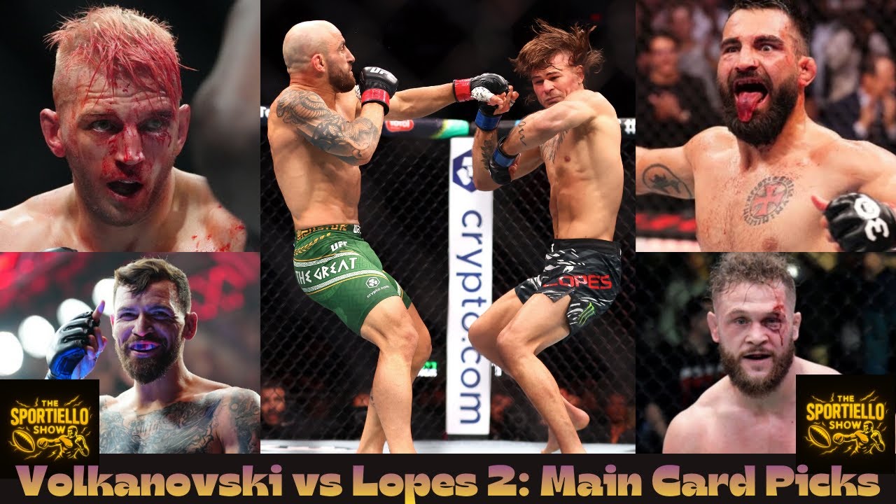 UFC 325 Volkanovski vs Lopes 2 Main Card Preview & Prediction