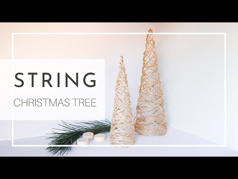 Video: How To Make A Christmas Tree From Threads