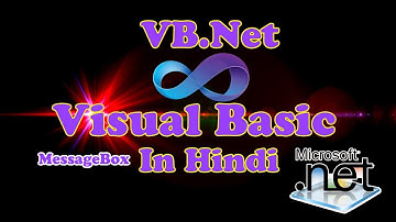 Visual Basic Message Box First Program | Visual Basic Tutorial in Hindi