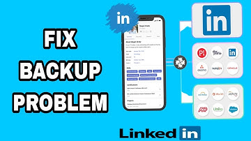 How To Fix And Solve Linkedin Backup Problem | Final Solution
