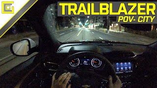 2021 CHEVROLET TRAILBLAZER ACTIV - POV City Test Drive at Night