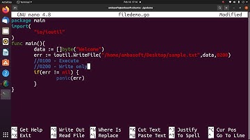 Go (golang) Advanced Tutorials - File I/O using ioutil package , Temporary File, Temporary Directory