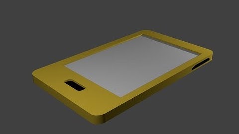 how to make GSM in blender 3d v2.76 : spoken tutorial (easy, beginners)