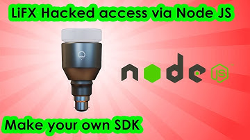 LIFX SDK Hack - Controlled by Node JS