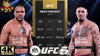 Ufc 5 - Cyril Gane Vs Tom Aspinall Ps5