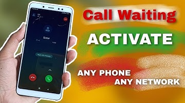 How to activate call waiting on android mobile | Call waiting ussd code