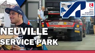 Thierry Neuville At Service Park | Wrc Eko Acropolis Rally Greece 2022