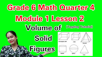 Volume of Solid Figures|Grade 6 Math Quarter 4 Module 1 Lesson 2 #maths #mathematics #volume