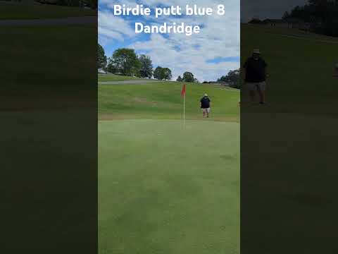 Testing the Slope! Birdie Look on Blue #8 at Dandridge Golf
