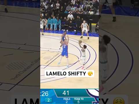 LaMelo dances then drains the three
