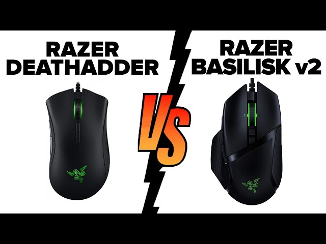Razer Basilisk V2 vs Razer DeathAdder V2 - Which Mouse is Better
