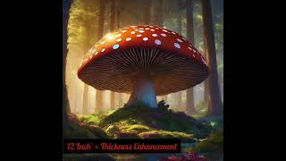 🍄 (calm vers) 12' Inch + 6 Inch Girth Mushroom | Male Enhancement Subliminal🍄