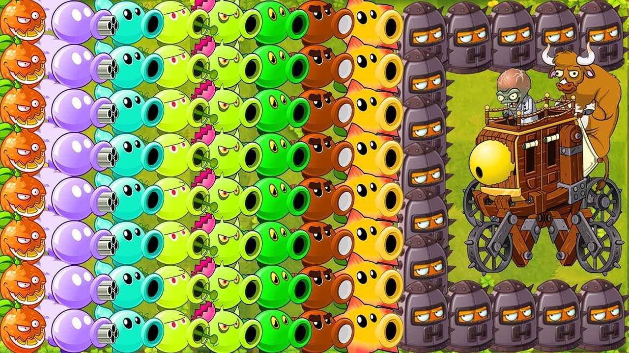 Plants vs Zombies 2 Mod: EVERY PLANT POWER-UP! vs WILD WEST FINAL BOSS ...