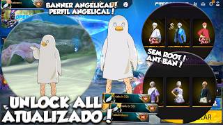 ⚠️NOVA ATUALIZAÇÃO⚠️UNLOCK ALL FUNCIONANDO EM PARTIDA(COMO LIBERA TUDO DO FREE FIRE!) SEM ERRO!!!