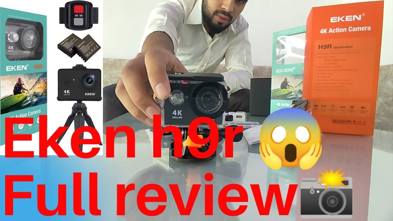 eken h9r 4k action camera review😍😱////unboxing YouTube