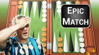 Backgammon Expert Plays an EPIC Match Against the Bot! 🎲🎲