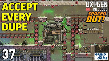 Oxygen Not Included #37 - Going Nuclear - Accept Every Dupe Challenge