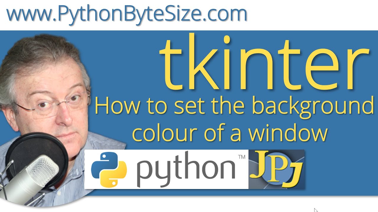 Python Tkinter Window Background Color