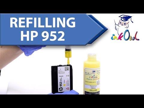 How to refill HP 952, 953, 954, 955, 956XL Ink Cartridges
