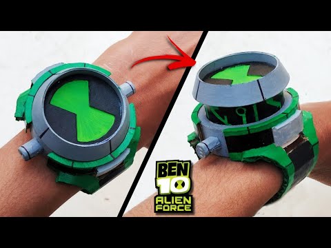 How to make Ben 10 Alien Force Omnitrix with Cardboard