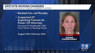 Upstate woman accused of stealing thousands from nursing home resident