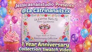 @lacatrinanails-tx 1Year Anniversary Collection. Sugar Skulls &Flowers #Lacatrinanailart  screenshot 5