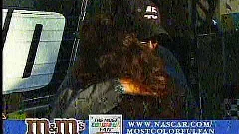 Nascars Most colorfull fan Winner Cindy Piece Rutl...