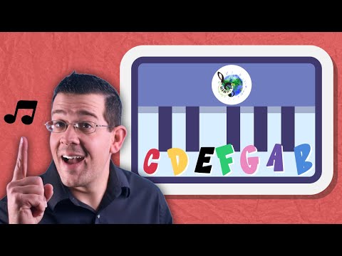 Piano Lessons for Beginners: Musical Alphabet — Music video cover