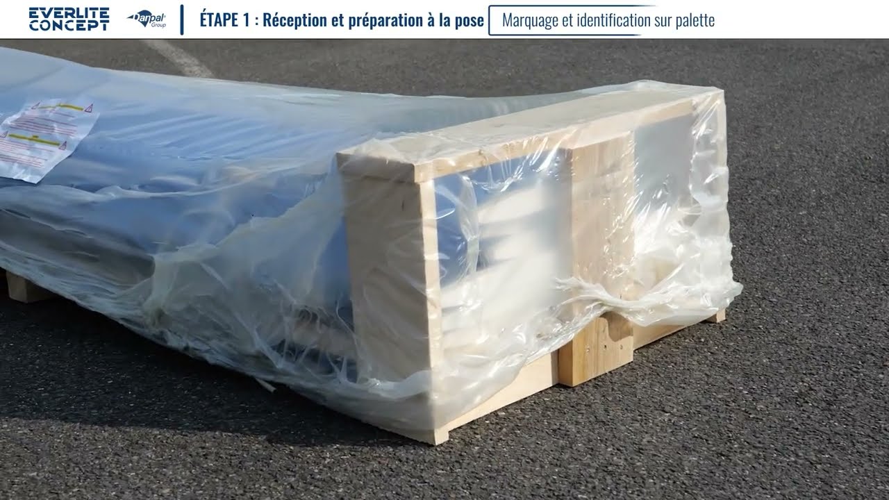Marquage et identification sur les palettes livrées