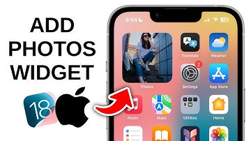 How to Add Photos Widget on iPhone Homescreen - iOS 18