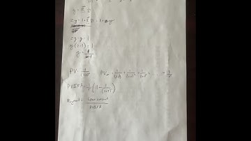 Value of an annuity and payment on installment loans