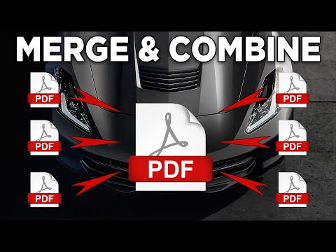 How to Merge Different PDF Files into One Single PDF File Tutorial
