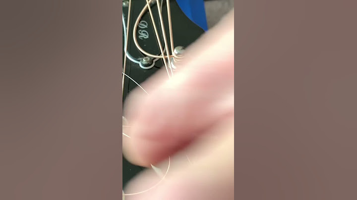 How to cut a guitar string with your bare hands.