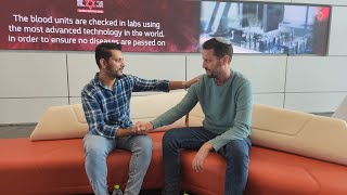 IDF soldier injured in Gaza met the blood donor who donated the whole blood that saved his life