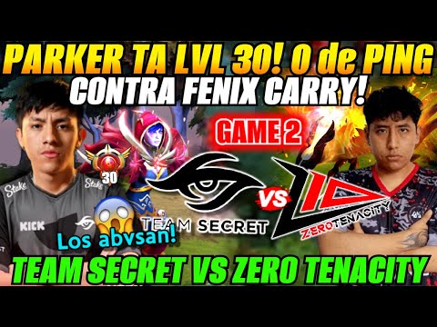 😲Parker Templar TEAM SECRET vs ZERO TENACITY Game 2 Bo3 Final OpenQ😲ESL One Raleigh 2025
