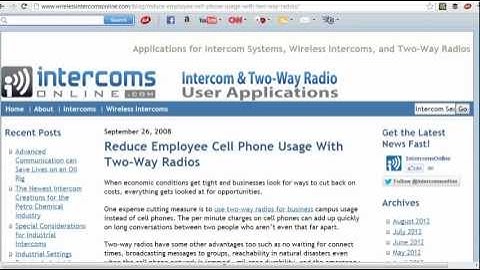 Reduce Cell Phone Costs with Two-Way Radios - 888-298-9489
