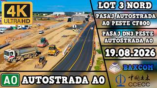 Autostrada A0 | Lot 3 Nord | Pasaj A0 peste CF800 | Pasaj DN3 peste A0 | 19.08.2026 | Baxcom&CCECC