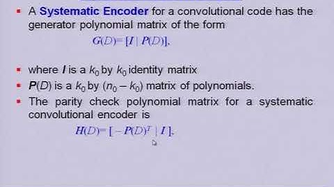 Trellis Codes: Generator Polynomial Matrix and Encoding using Trellis