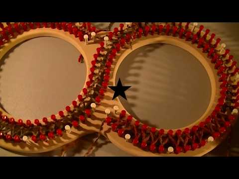 Vlog Week 31   Figure 8 Stitch on 192 peg 60' 5 8 Universal S Loom