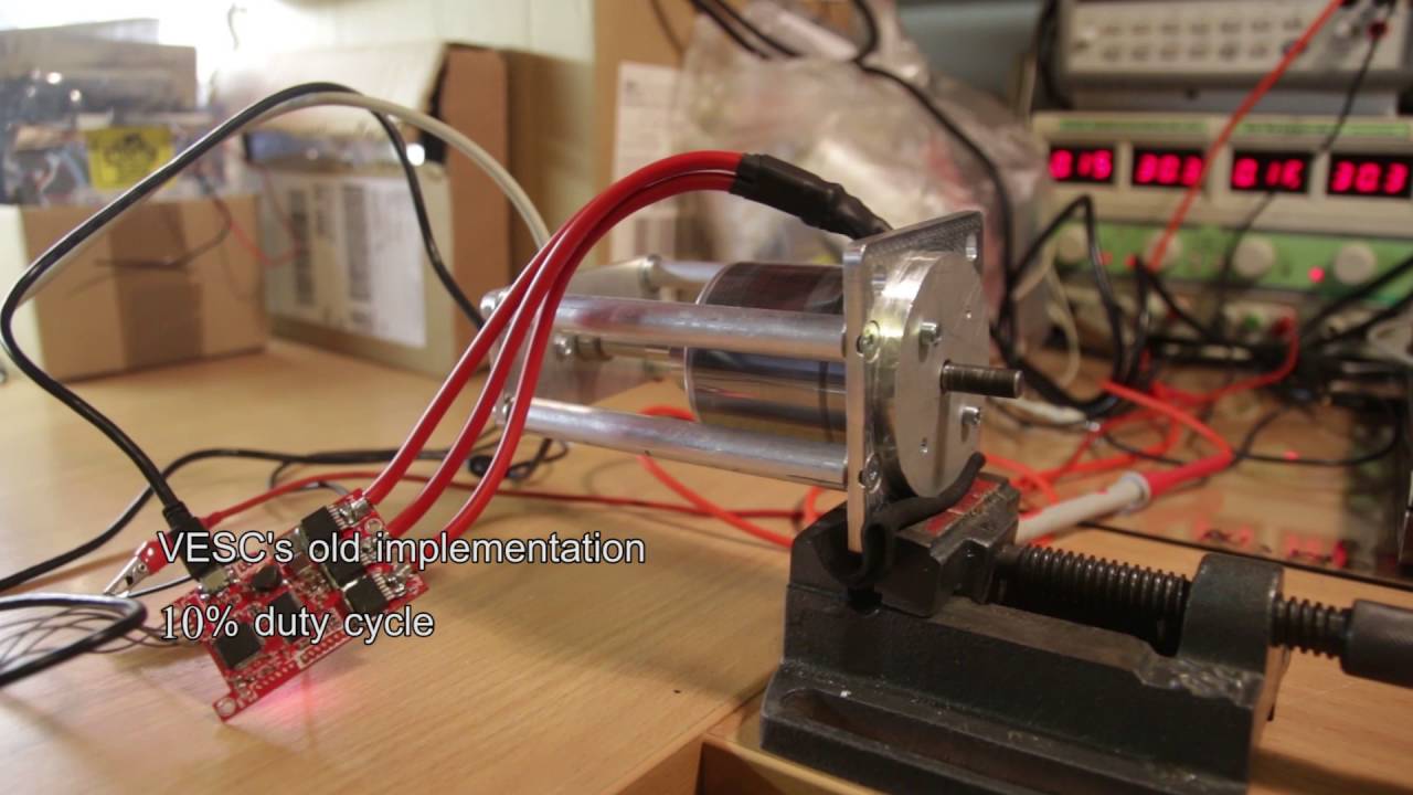 VESC with FOC noise comparison