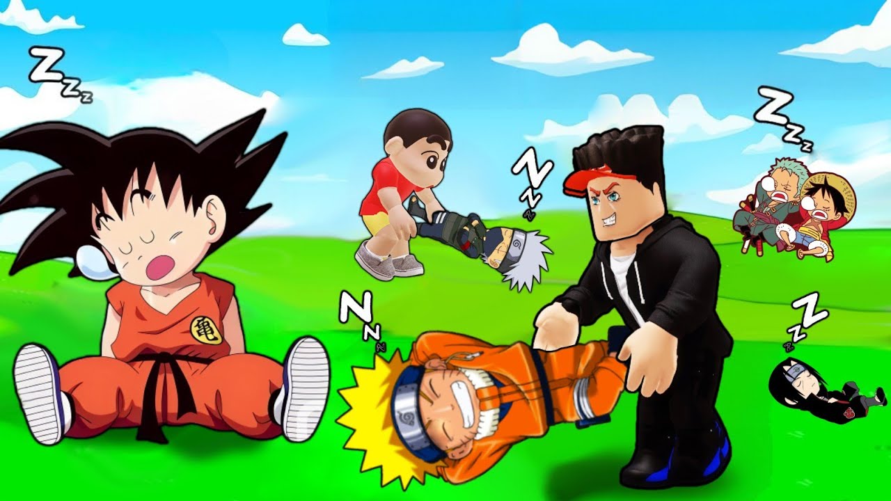 WE STOLE EVERY SLEEPING ANIME IN ROBLOX | DON'T WAKE THE ANIMES CHALLENGE!