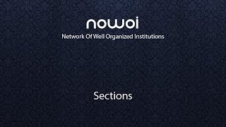 NOWOI - Sections