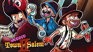 SERIAL KILLER & JAILOR WORKING TOGETHER! (Town of Salem 2 w/ Friends)